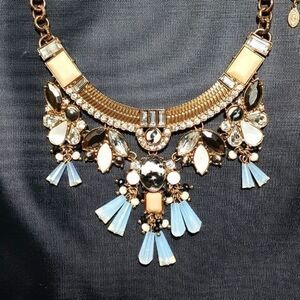 Jewel Bib Bead Statement Necklace